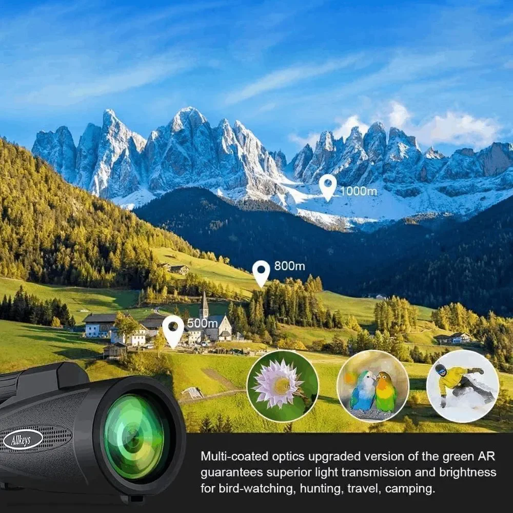 HD Monocular Telescope, 16x55 High Power Waterproof Monocular with Upgraded Fold